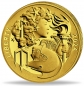 Preview: 1 Unze Gold USA, 100 Dollar 2024, Liberty & Britannia, Polierte Platte ( Kein Internetverkauf ) VERKAUFT !!!